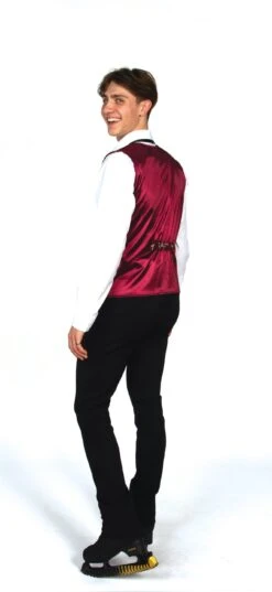 Jerry's 829 Deep Claret Vest Youth