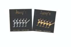 Jerry's 1297 Crystal Synchro Pin -Jerry's 1297 gold pewter