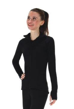 Jerry's 408 Fleece Glide Jacket Youth -Jerry's 408BlackJacketFront 10ab1d4a 261f 4e53 9b11 ae31dce14af9