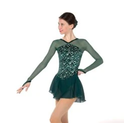Jerry's 537 Vignette Dress -Jerry's 537PineGreenFront