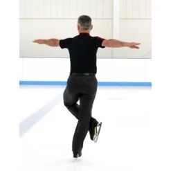 Jerry's 825 Mens High Energy Top -Jerry's 825blackwinebackspin