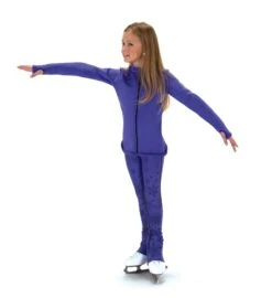 Jerry's S222 Fleece Sparkle Seam Jacket Youth -Jerry's S222PurpleJacketFront S122PurpleLegs 896a97f1 8745 4c81 9a02 be822b69a39a