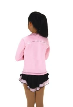 Jerry's S222 Fleece Sparkle Seam Jacket -Jerry's S222SoftPinkBackJacket 305Skirt